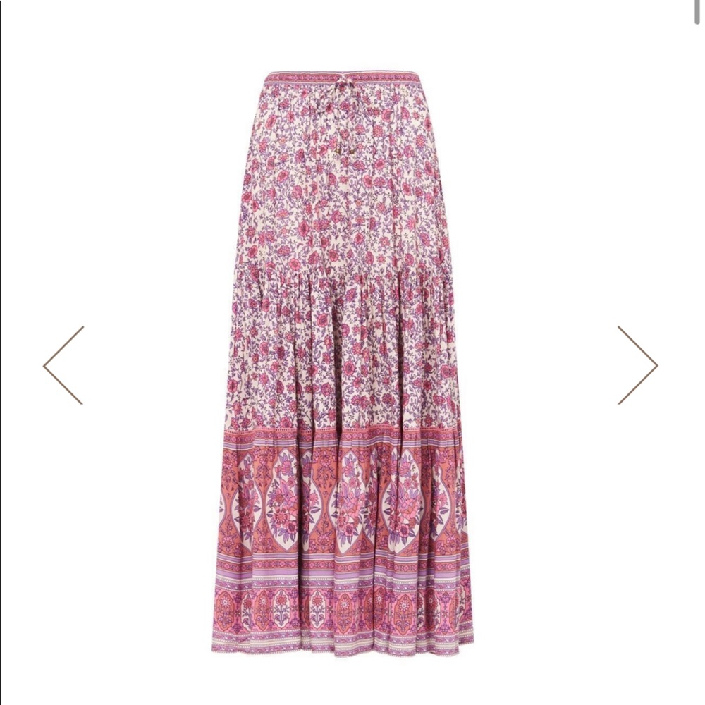 SPELL JASMINE MAXI SKIRT LILAC